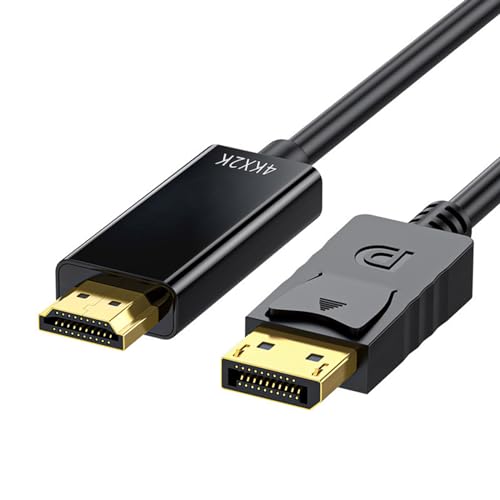 FGDTREE DisplayPort-HDMI-kompatibles Kabel, 1080P, 4K, High-Definition-Adapter für Computeranschluss von FGDTREE