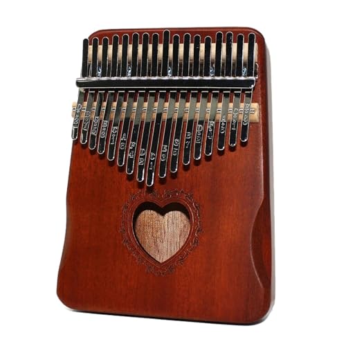 Kalimba Daumenklavier Kalimba 17 Tasten Daumenklavier Musikinstrumente(Brown) von FGRTYUX