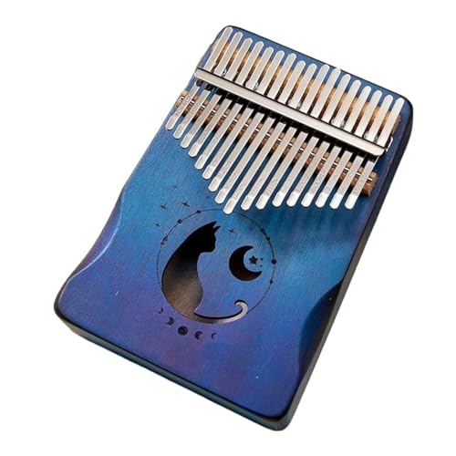 Kalimba Daumenklavier Kalimba Daumenklavier Tragbares Fingerklavier mit 17 Tasten(Blue) von FGRTYUX