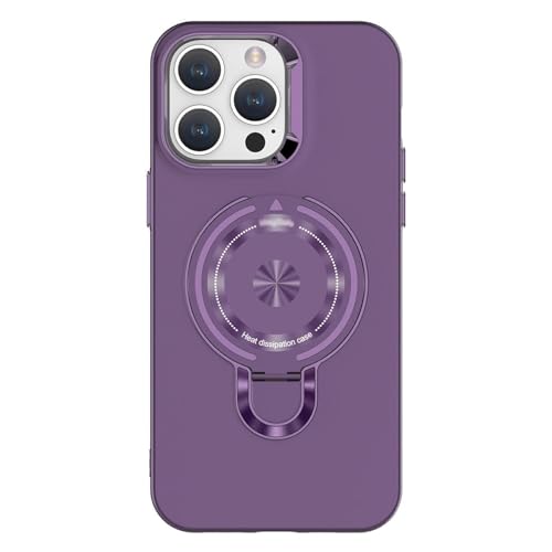 FHCBEMGI Hülle for iPhone 15/15 Pro/15 Plus/15 Pro Max Vergilbungsfrei Tasche Ultra Dünne Cover rutschfest Case Kompatibel Kabellosem Laden (Purple,15 Pro Max) von FHCBEMGI