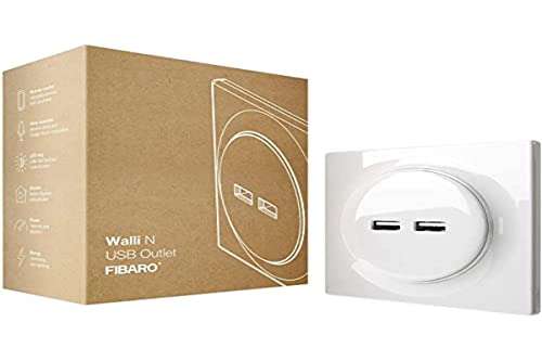 FIBARO Walli USB-Wanddose, zweifach FGWU-021 von FIBARO