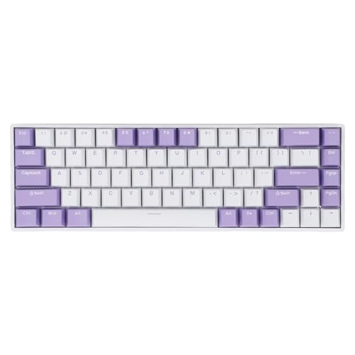 FILFEEL Kabellose Mechanische Tastatur, RGB-Hintergrundbeleuchtung, 68 Tasten, Blauer Schalter, Gaming-Tastatur für für, 3-Modus-Verbindung, Kompakte Größe, Bunte Lichteffekte, Lange von FILFEEL