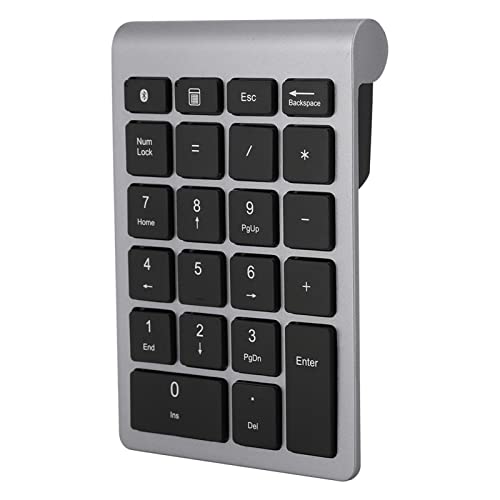 FILFEEL Numerische Tastatur Ultradünnes Design 5.0 Tastatur 22 Tasten für Mac OS (Eisengrau) von FILFEEL