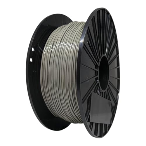 Finnotech F3D Premium TPU Filament 1.75 mm, Flexibles 3D-Drucker Filament, Maßgenauigkeit +/- 0.03mm, 1 kg Spule, Exzellente Haftung, Für exakte 3D Drucke, Grau von FINNOTECH