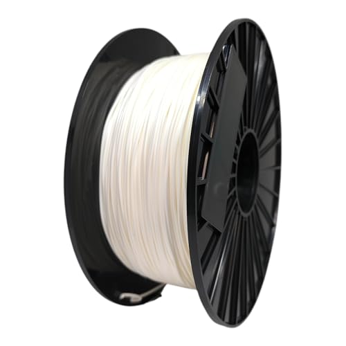 Finnotech F3D Premium TPU Filament 1.75 mm, Flexibles 3D-Drucker Filament, Maßgenauigkeit +/- 0.03mm, 1 kg Spule, Exzellente Haftung, Für exakte 3D Drucke, Weiß von FINNOTECH