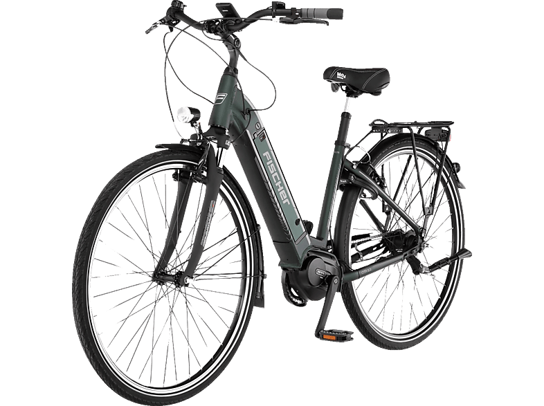 FISCHER CITA 3.2i Citybike (Laufradgröße: 28 Zoll, Damen-Rad, 418 Wh, Grün matt) von FISCHER