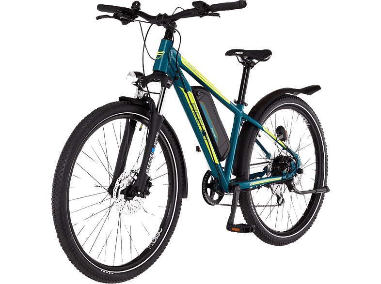 FISCHER TERRA 2.1 Junior All Terrain Bike (ATB) (Laufradgröße: 27,5 Zoll, Herren-Rad, 422 Wh, Grün glanz) von FISCHER
