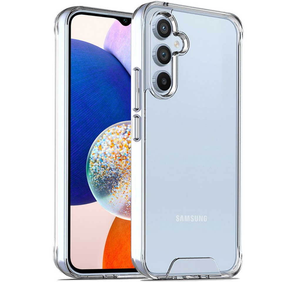 FITSU Handyhülle Transparente Hülle für Samsung Galaxy A14 Case Durchsichtig 6,6 Zoll, Ultraklare Handyhülle Case transparente Schutzhülle mit Eckenschutz von FITSU