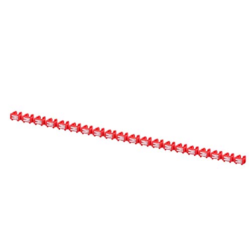 Lon0167 Netzwerkkabel-Marker, 20 Stück, M, zuverlässige Wirksamkeits-Etiketten, Marker, rot, für Kabel mit 4,0–6,0 mm Durchmesser (ID: 556 C3 bf 4a7) von FIYA