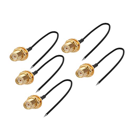 New Lon0167 5pcs RF1.13 s-o-ldering Draht-d SMA Buchse Antenne WiFi Pigtail Kabel 10 cm Lang(5 stücke RF1.13 Ltеn Draht SMA Buchse Antenne WiFi Zopf Kabel 10cm Lange) von FIYA