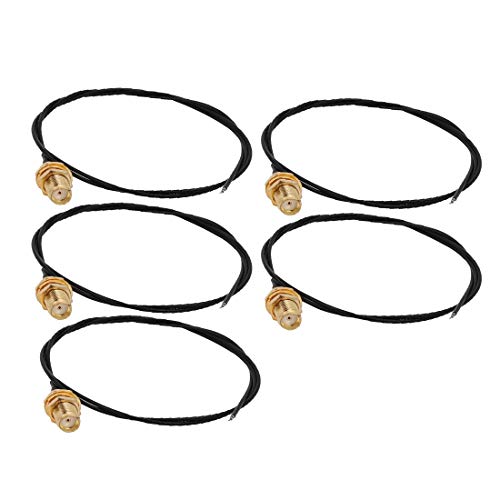 New Lon0167 5pcs RF1.13 s-o-ldering Draht-d SMA Buchse Antenne WiFi Pigtail Kabel 50 cm Lang(5 stücke RF1.13 Ltеn Draht SMA Buchse Antenne WiFi Zopf Kabel 50cm Lange) von FIYA