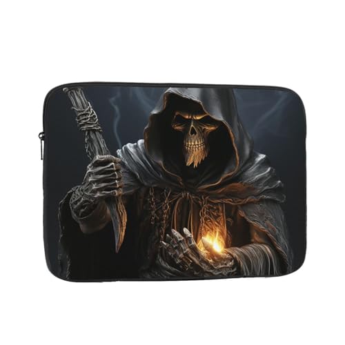 Grim-Reaper Laptophülle, 15 Zoll (38,1 cm), stoßfest, schützende Notebookhülle, tragbare Laptoptasche, wasserdichte Aktentasche, Tasche für Männer und Frauen von FJWSLCH