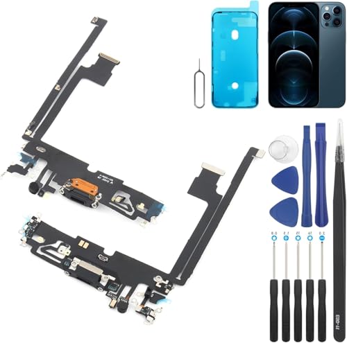 FKBAightccy Dock Connector für iPhone 12 Pro Max Ladeanschluss Ersatz für iPhone 12 Pro Max USB Ladegerät Board Flex Kabel Teile von FKBAightccy