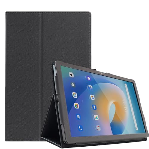 FKQLH Hülle für Black-View Mega 1 Tablet, Leicht PU Leder Folio Ständer Schutzhülle Etui Case für Black-View Mega 1 Tablet 11,5 Zoll, Schwarz von FKQLH