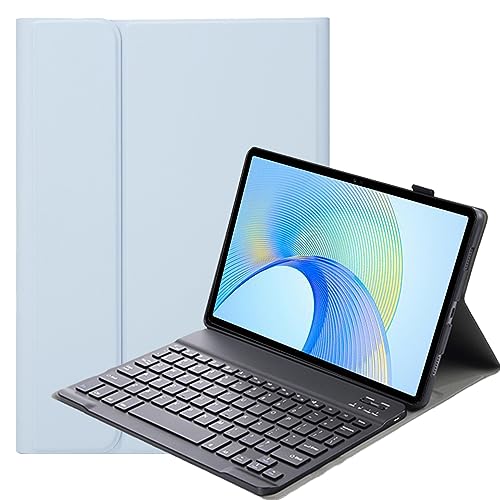 FKQLH Tastatur Hülle für Huawei MatePad 11.5 S Tablet mit Tastatur Magnetische Kabelloser Bluetooth Abnehmbare Englisch QWERTY Schutzhülle, Blau von FKQLH