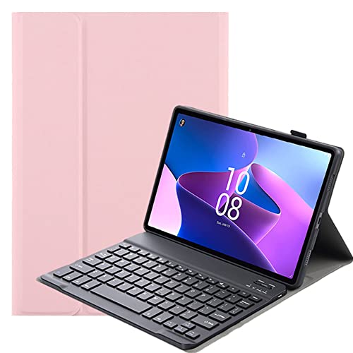 FKQLH Tastatur Hülle für Huawei MatePad 11.5 S Tablet mit Tastatur Magnetische Kabelloser Bluetooth Abnehmbare Englisch QWERTY Schutzhülle, Rosa von FKQLH