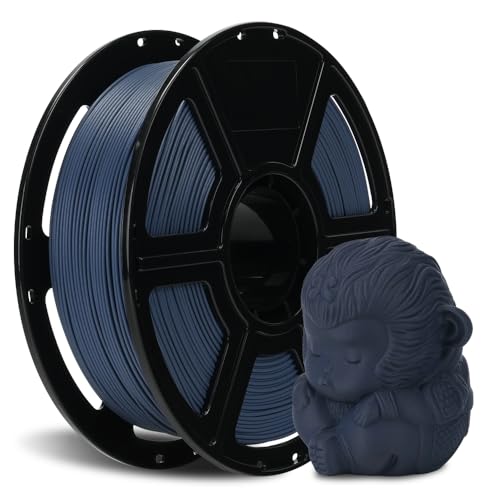 FLASHFORGE Kohlefaser PLA Filament 1.75mm, Kohlefaserverstärktes PLA 3D Drucker Filament, 1KG Spule Maßgenauigkeit +/- 0.02mm, hohe Festigkeit & hohe Abriebfestigkeit (Sailor Blue) von FLASHFORGE