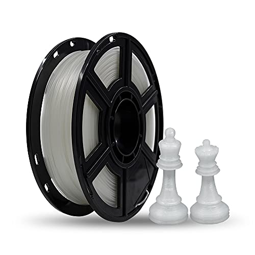 Flashforge® PLA-Filament für 3D-Drucker, 1,75 mm, 0,5 kg pro Rolle, für Dreamer und Finder Serie, durchsichtig von FLASHFORGE