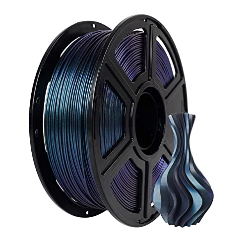 Flashforge 3D-Drucker-Filament 1,75 mm, 3D-Drucker-Filamente 1 kg (PLA mehrfarbig, gebranntes Titan) von FLASHFORGE