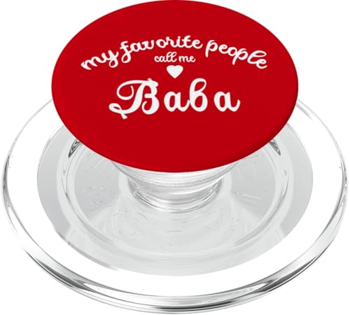 Meine Lieblingsleute nennen mich BABA Großmutter Granny Grandma PopSockets PopGrip für MagSafe von FLAY FLAY CREATIVE STUDIO