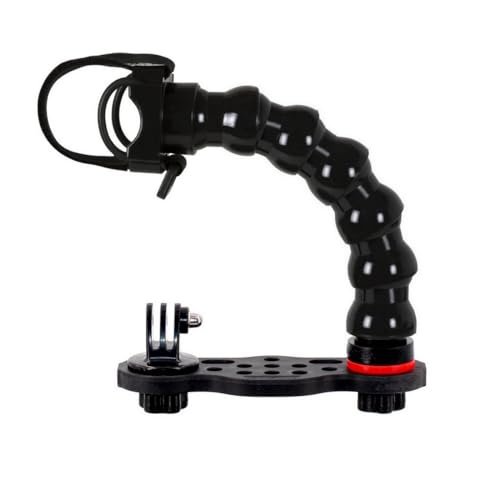 FLEX-ARM Unterwasser-Halterung GoTray mit 3/4 Flexibler Arm Adapter Unterstützung Taschenlampe für GoPro DJI Action Camera GOTR03 von FLEX-ARM