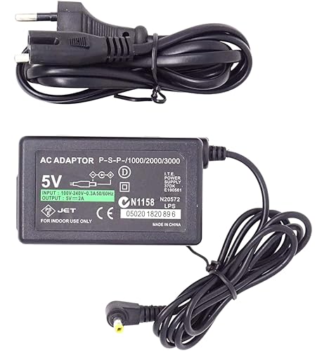 Ladekabel Kompatibel Mit Sony PSP 1000/2000/3000,Netzteil Ladegerät Kabel,Ladegerät Reise Charger Power Adapter von FLLAGG20