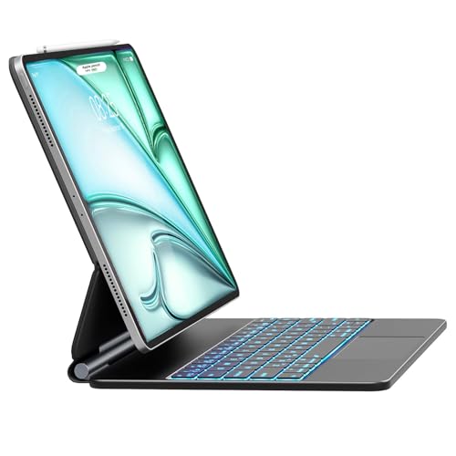 FOGARI Tastatur für iPad Air 11 2024 | Tastatur für iPad Air 5, Schwarz von FOGARI