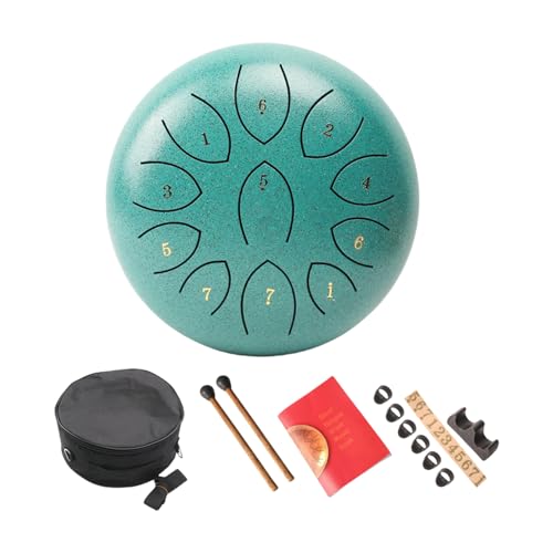 Ethereal Drum Percussions Instrument 11 Note Stahlzungentrommel Für Erwachsene Anfänger Kinder Handpans Trommel Mit Trommelstock von FOLODA