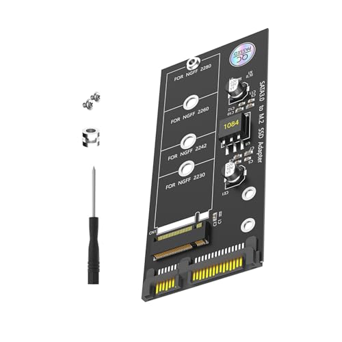 FOLODA 2 5 Zoll SATA3.0 Adapter Kartenkonverter Treiber Für 2280 2260 2242 2230 Solid States Disk Laptop Zubehör von FOLODA