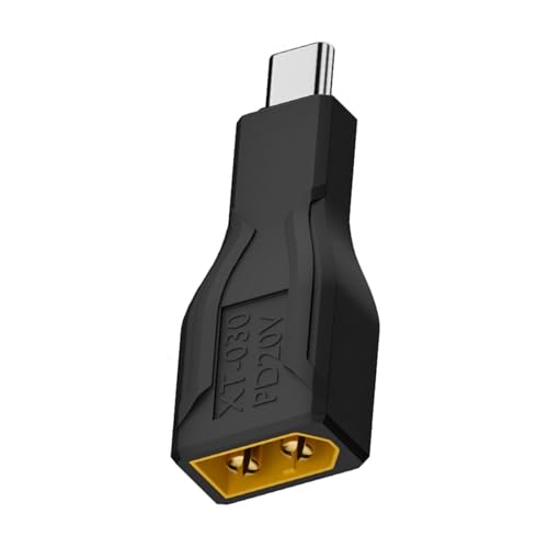 FOLODA XT60-Stecker Auf USB Typ C Stecker Ladeadapter Mit 100 W Leistung Unterstützt Modell Enthusiasten Drohnen Und Bootsbatterien von FOLODA