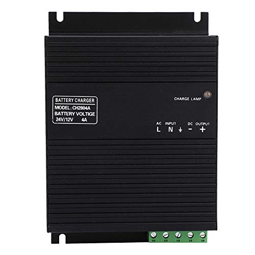 AC 80-275V Generator Blei-Säure-Batterieladegerät Intelligentes Generator-Ladegerät 12V/24V 4A Selbststoppend mit LE für 12/24V-Batterie von FOLOSAFENAR