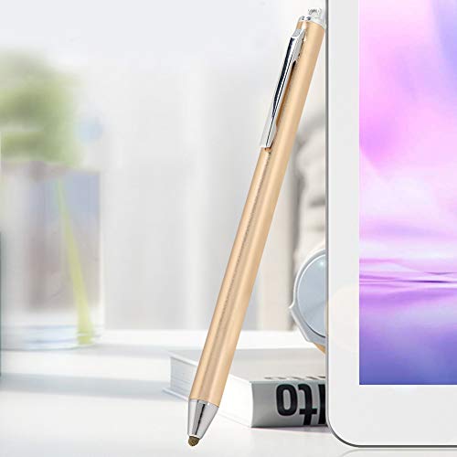 Tragbarer Stylus-Stift, Robuste, Kompakte Struktur, Leicht zu Tragender Digitaler Stift für Tablets für Mobiltelefone (Gold) von FOLOSAFENAR