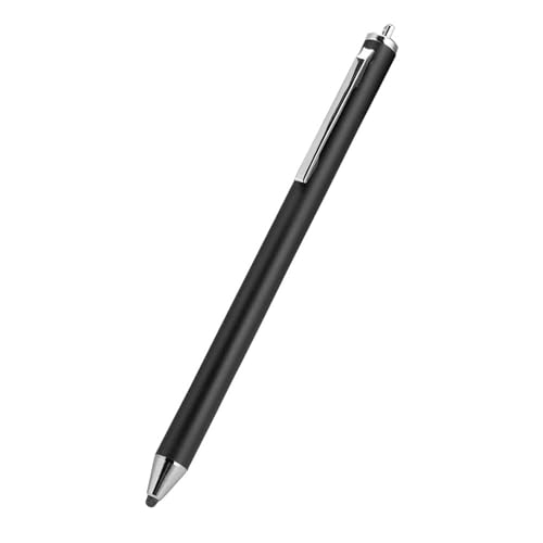 Tragbarer Stylus-Stift, Robuste, Kompakte Struktur, Leicht zu Tragender Digitaler Stift für Tablets für Mobiltelefone (Schwarz) von FOLOSAFENAR