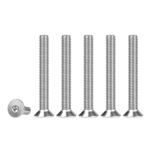 FOMGIIN Senkkopfschrauben Edelstahl M3x25mm, 50 Stück 304 Edelstahlschrauben Schrauben Senkkopf Din 7991 A2 V2A Innensechskant Senkschrauben, Senkschraube Vollgewinde Senkkopfschraube mit Metrischen von FOMGIIN