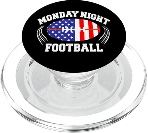 FOOTBALL MONDAY DAMEN HERREN KINDER JUNGEN MÄNNER SPORT FAN PopSockets PopGrip für MagSafe von FOOTBALL DAY USA FLAGGE BALL SPORT GAME GESCHENKE