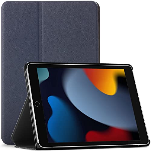 Forefront Cases Hülle für iPad 9. Generation - Schutz Apple iPad 10.2 2021 Hülle Ständer - Marineblau - Dünn & Leicht, Smart Auto Schlaf/Wach, iPad 10,2 zoll 2021 (9. Generation) Schutzhülle, Tasche von FOREFRONT CASES