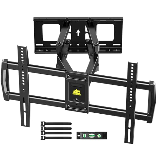 FORGING MOUNT TV Wandhalterung Schwenkbar Doppelarm Neigbare TV Halterung für 37-75 Zoll Fernseher/Monitor bis zu 45kg Fernsehhalterung Wand Fernseh Wandhalterung, VESA 200x100 zu 600x400mm von FORGING MOUNT