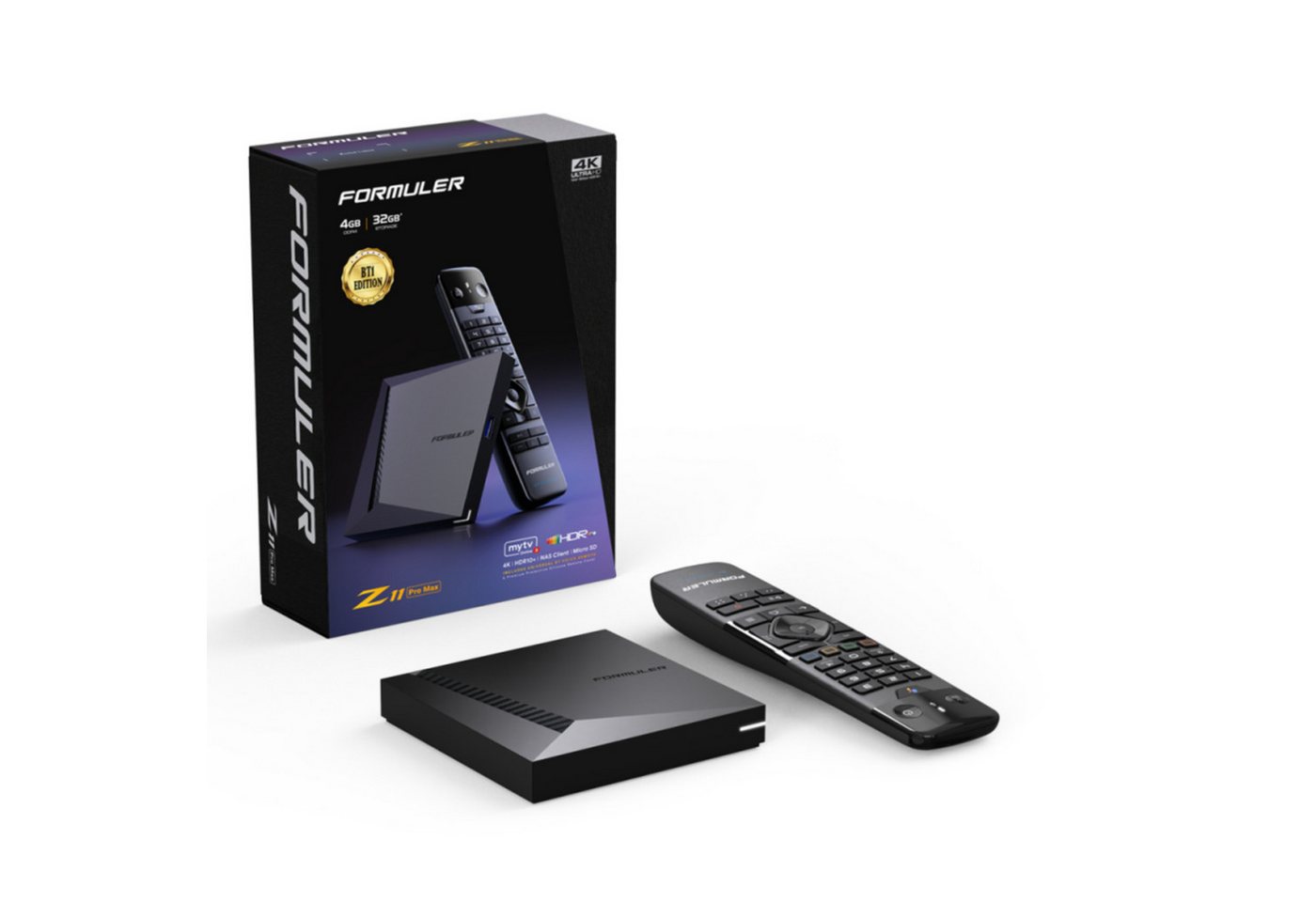 FORMULER Streaming-Box Z11 PRO MAX BT1-Edition Android 11 OTT Medien Player 4GB RAM 32GB von FORMULER