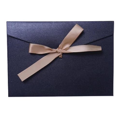 Geschenkkarten-Umschläge, Papierumschläge, Perlpapier, Hochzeit, Business, Einladungsumschläge, Geschenkumschläge, Schwarz, 17,5 x 12,8 cm, 10 Stück von FOSANGNANTU