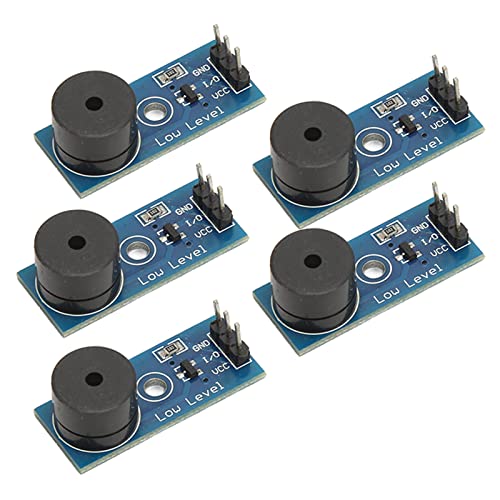 FOTABPYTI Buzzer-Alarmmodul, passives Buzzer-Modul Low-Level-Trigger-Schraubbefestigung für DIY-Buzzer von FOTABPYTI