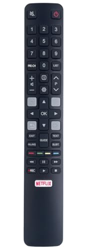 FOXRMT RC802N für TCL Smart TV, Universal-Fernbedienung TCL, geeignet für TCL TV 32ES560 32ES580 40ES560 43EP640 43EP660 50DP660 50EP640 50EP660 50EP680 55DC760 von FOXRMT