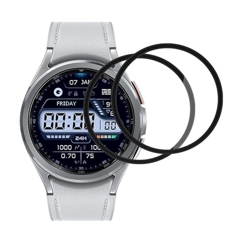 2 Stück Schutzfolie für Samsung Galaxy Watch 6 Classic 47mm, Klar HD Weich TPU Folie für Samsung Watch 6 Classic 47mm Nicht Glas Blasenfreie Displayschutz für Samsung Watch 6 Classic 47mm von FOXZKISS