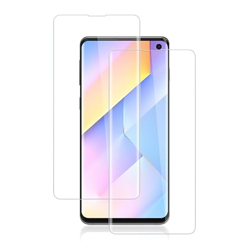 für Samsung Galaxy S10 Schutzfolie, 2 Stück Sensitive Touch Folie für Samsung Galaxy S10, Kratzfest Blasenfrei Schutzglas für Samsung Galaxy S10, HD Klar Displayfolie für Samsung Galaxy S10 Glas von FOXZKISS