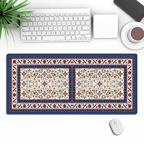 FQDZ Arabisch inspiriertes Mauspad – Plüsch-Teppich-Design für Spielerlebnis (bunt - 15.300 x 600 x 3 mm) von FQDZ