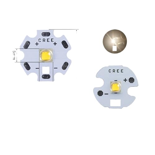 10pcs 5W-10W 5050 High Power LED Chip 16mm 20mm 3V 3.6V Diodes For Flashlight Bicycle Car Accessories HeadLamp(XM-L2-4000-4500K,16mm Aluminium PCB) von FQHIDMOMX