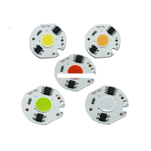 2-10pcs 3W 5W 7W 10W 12W LED COB Chip 220V Smart IC Driver Lamp bulb RED Green Blue Light Source For DIY Flood Light Spotlight(Blue,10 PIECES_3W) von FQHIDMOMX