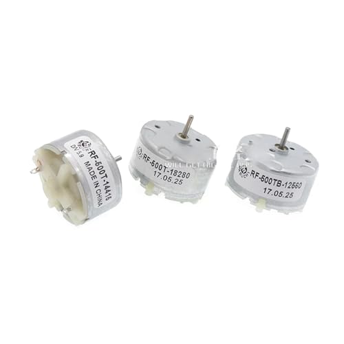 Round 32mm RF500 DC electronic starter DC 3V-12V 6V 3700RPM for Aerosol Humidifier(RF500TB-18280) von FQHIDMOMX