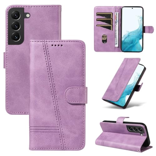 FQYTECLLF Case for Galaxy S21+,T-förmige Druckleitung Design PU Leder Flip Geldbörse Stand Card Slots Fall für Samsung Galaxy S21 Plus 5G (6.7")(2021) / Galaxy S21+ 5G (6.7")(2021) von FQYTECLLF