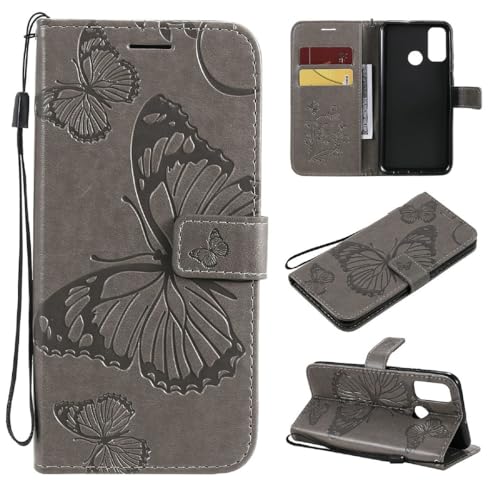 FQYTECLLF Case for Huawei P smart 2020,Geprägte Schmetterling Design PU Leder Flip Geldbörse Stand Card Slots Case for Huawei P smart 2020 (6.21") von FQYTECLLF