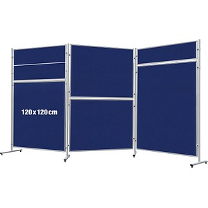 FRANKEN Trennwand ECO, doppelseitig, blau 120,0 x 120,0 cm von FRANKEN